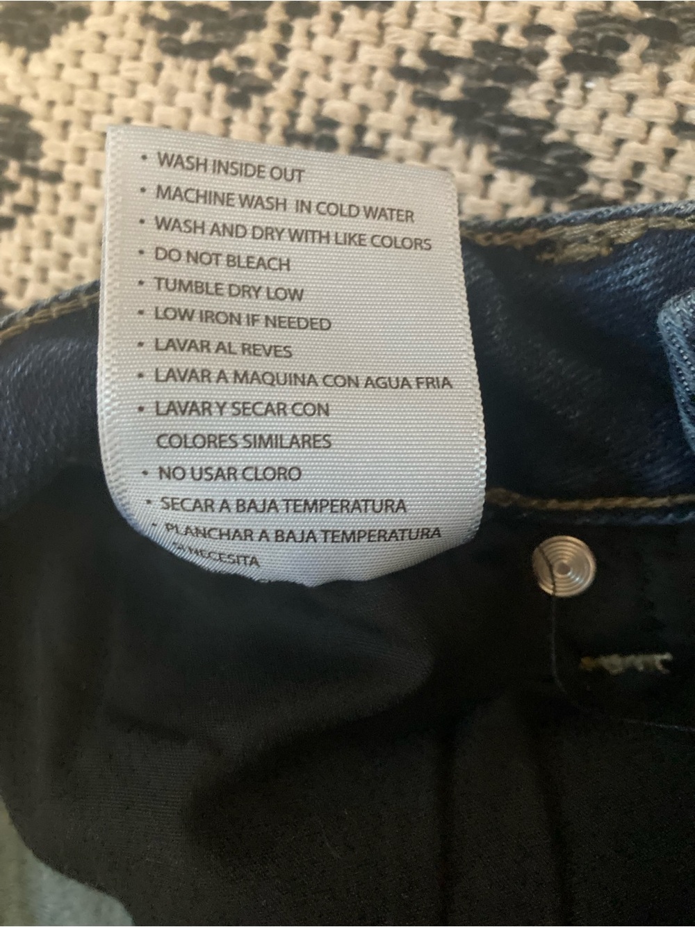 Women’s Dark Blue Flared Jeans - Picture 11 of 11